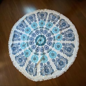 SwimZip Round Beach Towel